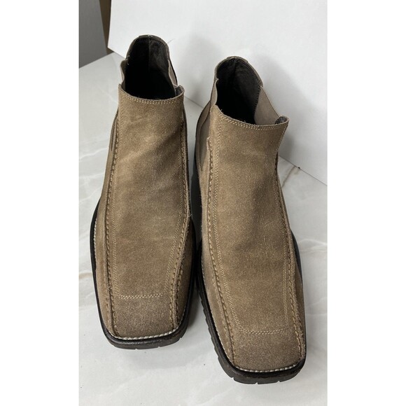 Gordon Rush Chelsia Boots Double Gore Suede Leather Men Sz 12 main image 5